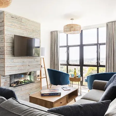 아파트 5 Mins From The Eden Project Baybreeze Apartment, Sea Views, Super Kingsize Beds